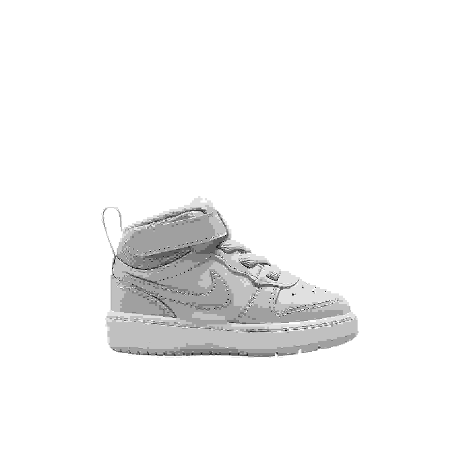 Nike Court Borough Mid 2 Infant Boys' "Platinum Tint/White/Ghost" Shoe